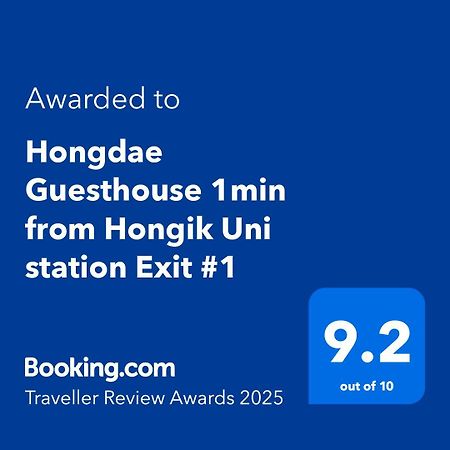 Hongdae Guesthouse 1Min From Hongik Uni Station Exit #1 Seoul Exterior photo