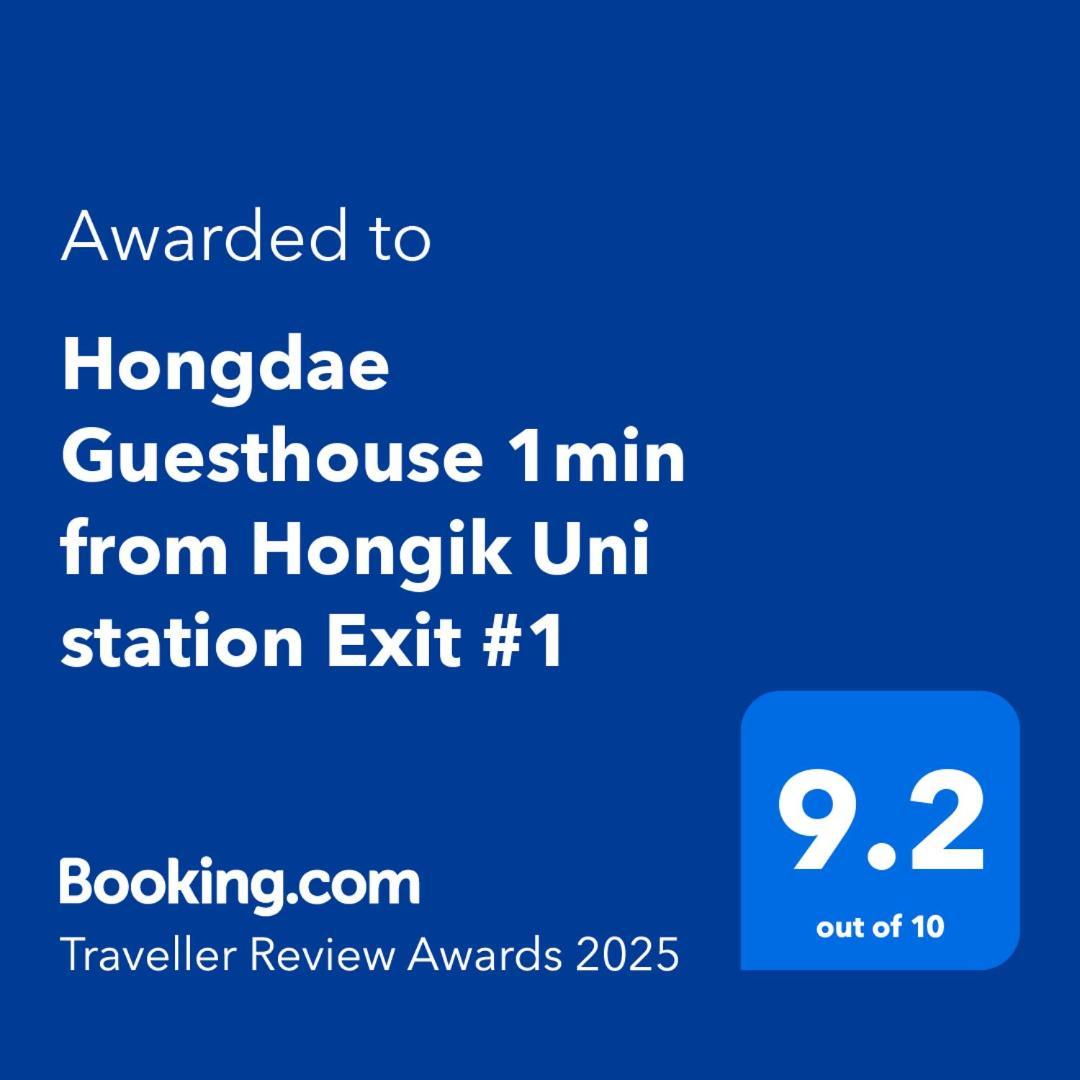 Hongdae Guesthouse 1Min From Hongik Uni Station Exit #1 Seoul Exterior photo